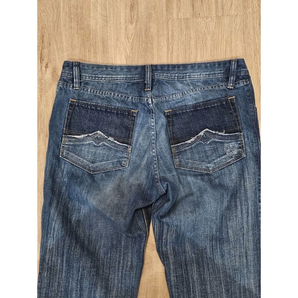 Vintage Y2K DIESEL ZAF 796 Flared Bootcut Jeans 36x30 Made in Italy Button Fly - Picture 12 of 14